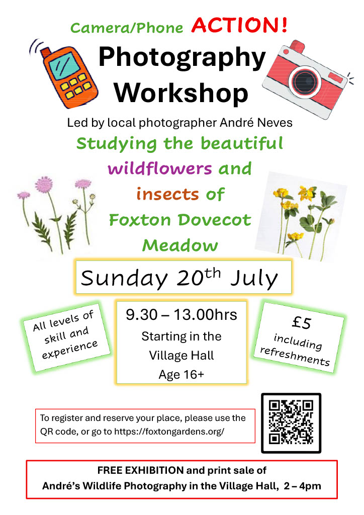 2025 Photography workshop poster (credit: Linda)