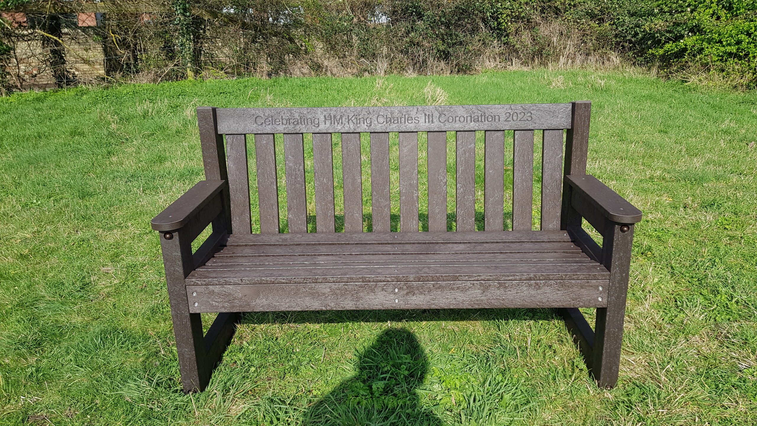 The new bench (credit: Linda)