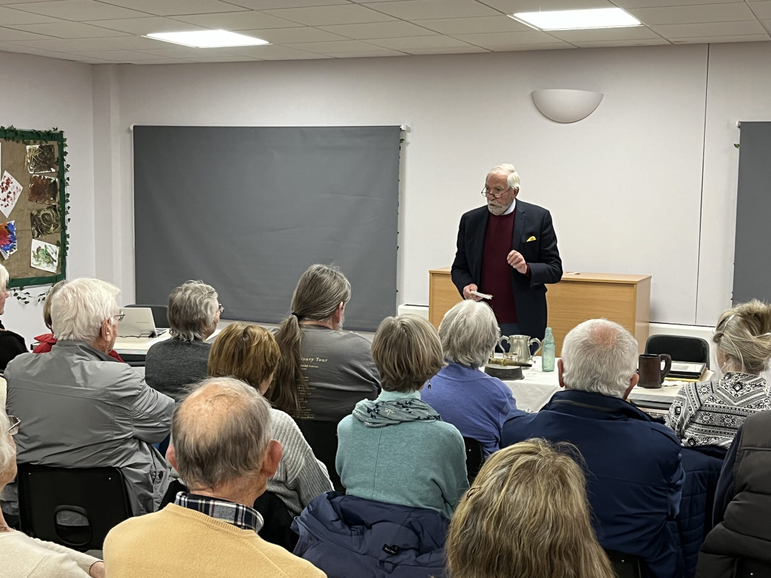 David Short telling us about his "Life Behind Bars" (credit: Steve)