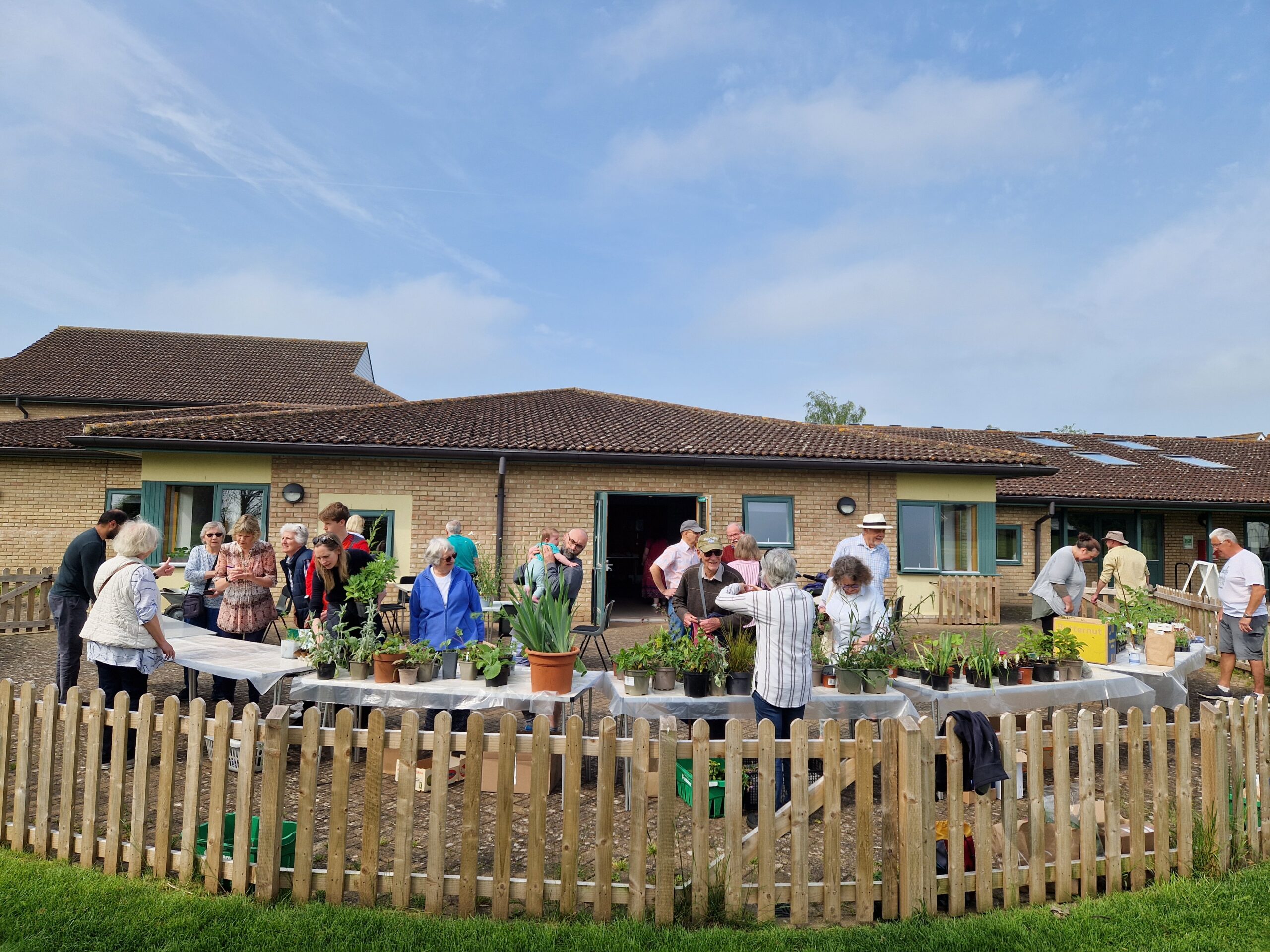 Kicking off the Plant Sale and Swap (credit: Rebecca)